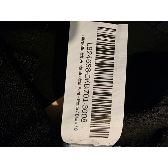 Quince Black Ultra-Stretch Ponte Bootcut Pants 30" Inseam Size Petite S Black - Picture 6 of 7